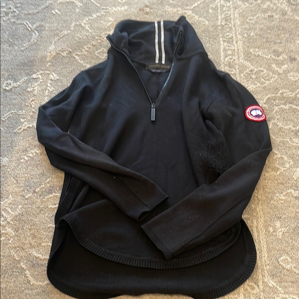 - Canada Goose Black Pullover with Logo